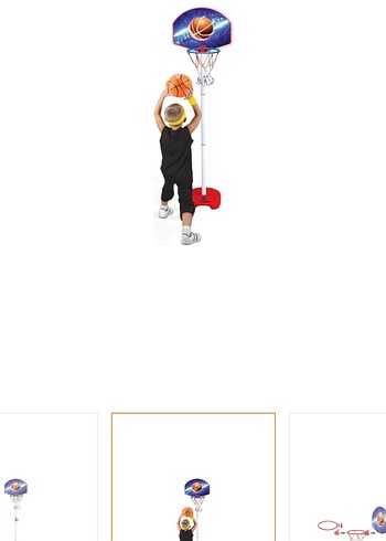 Beden DEDE Ayaklı Ayarlanabilir 3 Boy Basket Potası