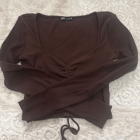 s Beden ZARA BÜZGÜLÜ CROP