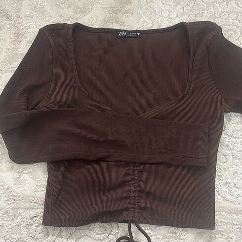 Zara ZARA BÜZGÜLÜ CROP