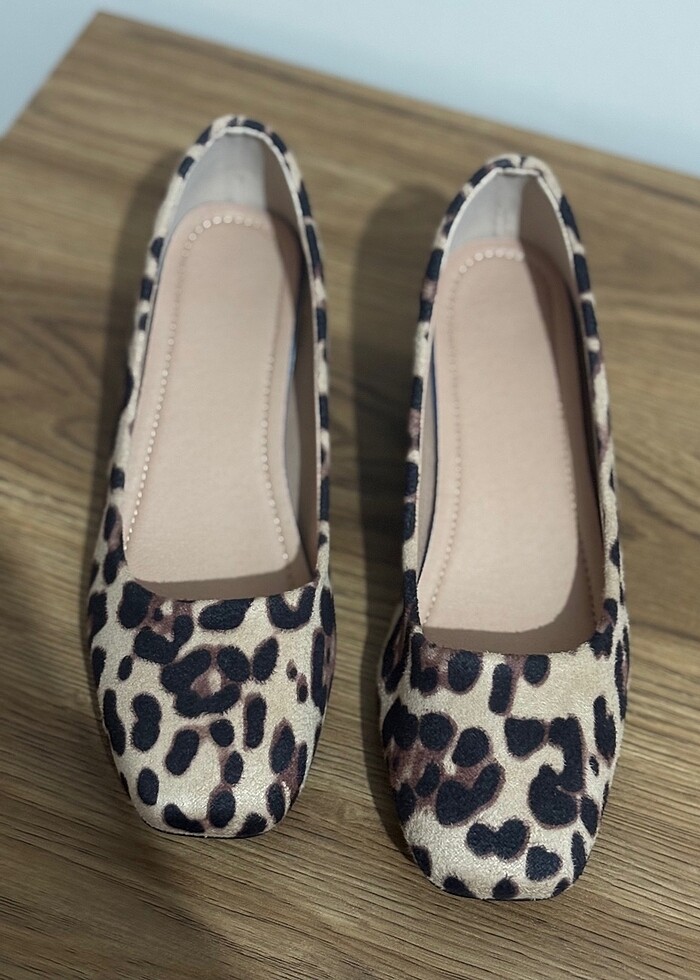 Leopar Topuklu ayakkabı - Görsel 2