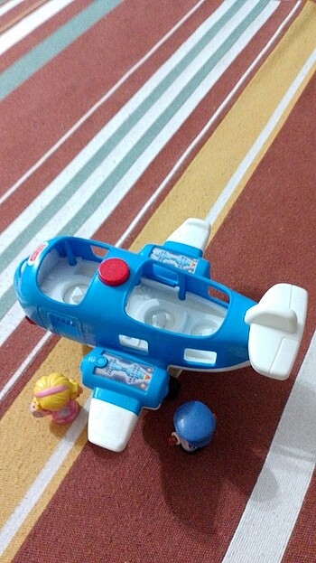 Beden Little People HDJ23 Uçak Yolculuğu Oyuncak Kutusuz