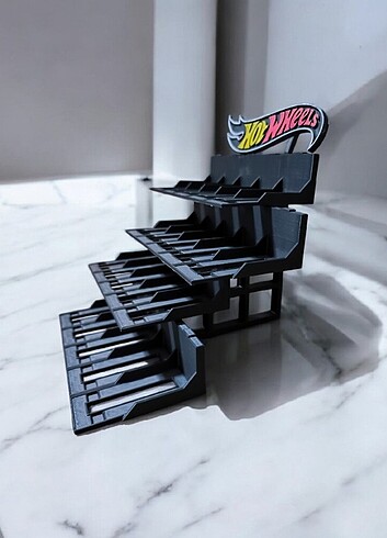  Beden Hot Wheels 3D Baskı 4 Katlı Araba Sergi Standı