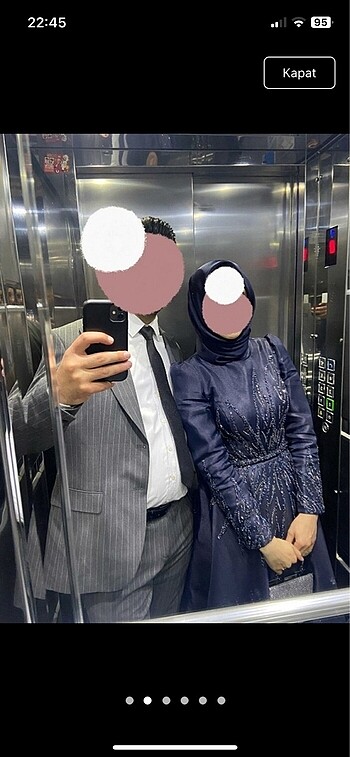 40 Beden Tesettür abiye elbise- Nişanlık