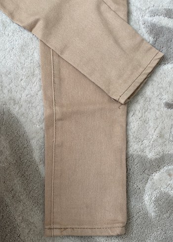 27 Beden Bej Kadın Kumaş Pantolon Regular Fit