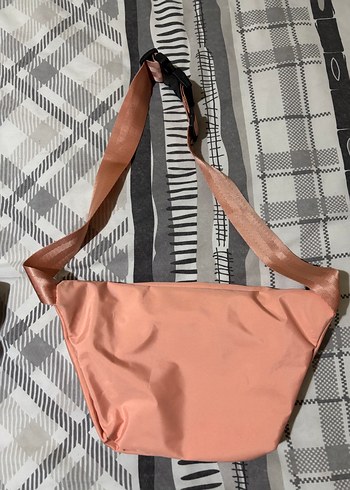 Pembe Kemerli Kadın Bel Çantası - Görsel 3