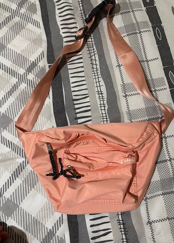 Pembe Kemerli Kadın Bel Çantası - Görsel 2