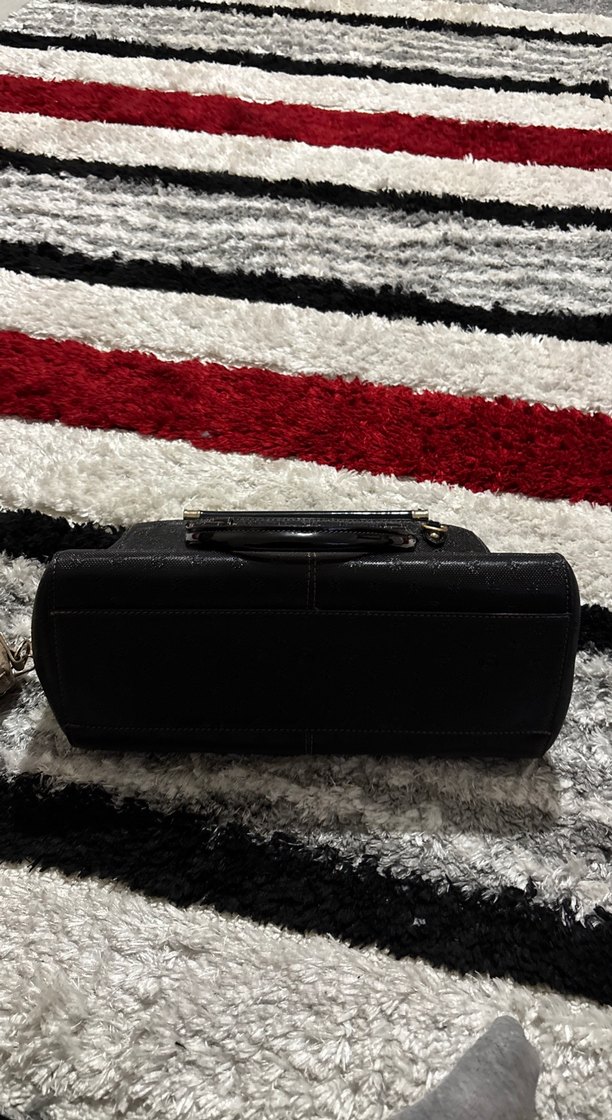 Klasik Siyah Deri Kadın Çanta - Görsel 5