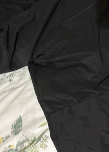 Kadın Siyah Midi Kışlık Kapüşonlu Mont - Görsel 6