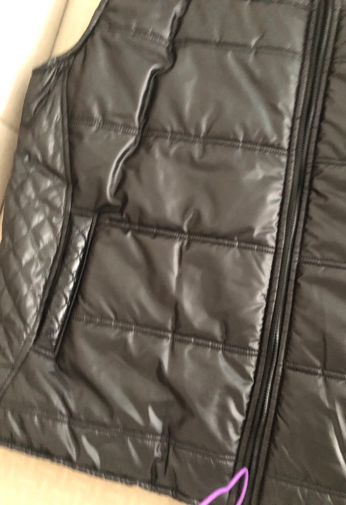 Siyah Fermuarlı  şişme yelek - Görsel 3