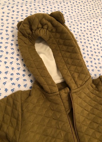 Kahverengi Örgü Bebek Tulum - Görsel 5