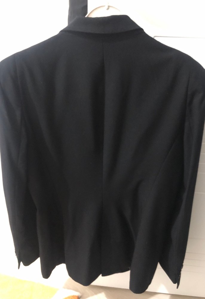 Düğmeli Siyah Kadın Blazer Ceket - Görsel 4