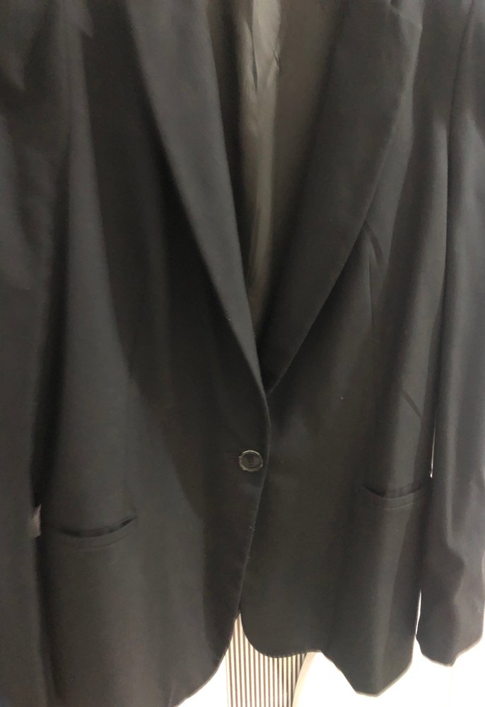 Düğmeli Siyah Kadın Blazer Ceket - Görsel 5