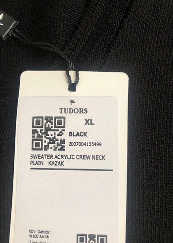 Siyah Uzun kollu kazak - Görsel 3