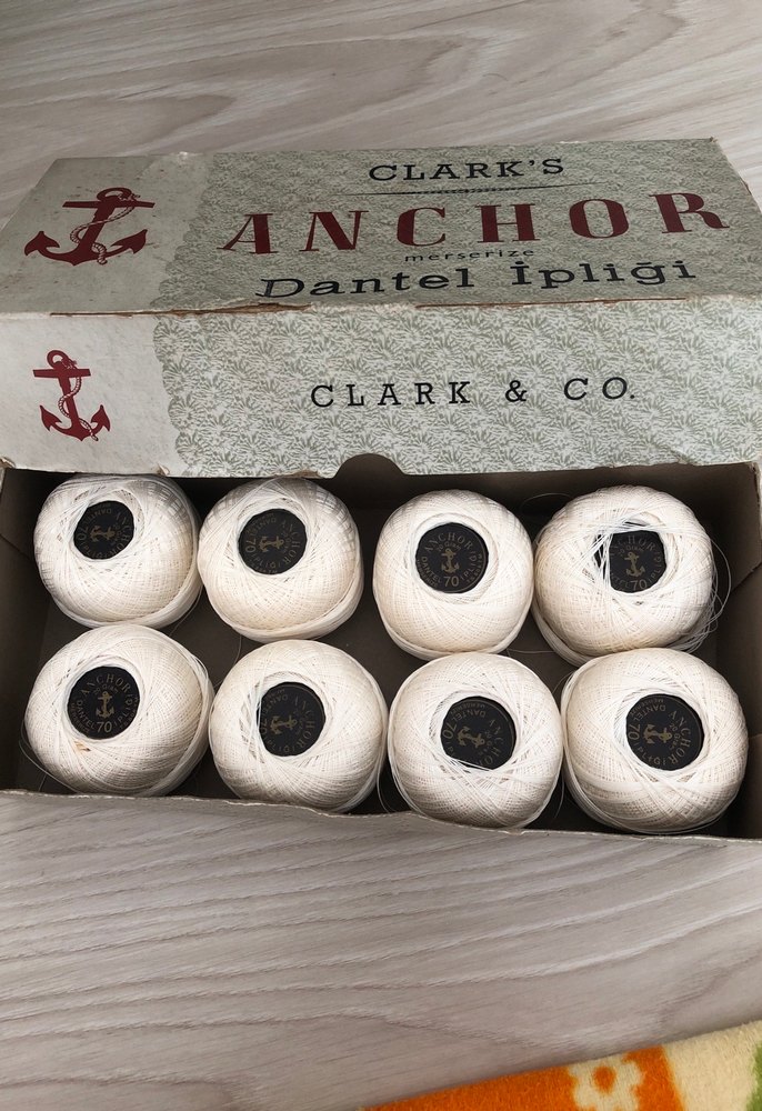 Clark's Anchor Vintage Dantel İpliği Seti - Görsel 3
