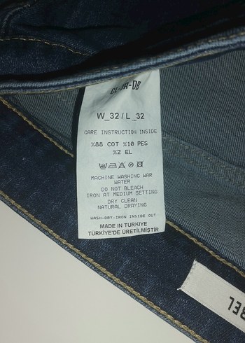 Lacivert Regular Fit Erkek Kot Pantolon - Görsel 3