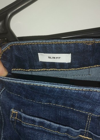 Erkek Lacivert Regular Fit Denim Jean - Görsel 2