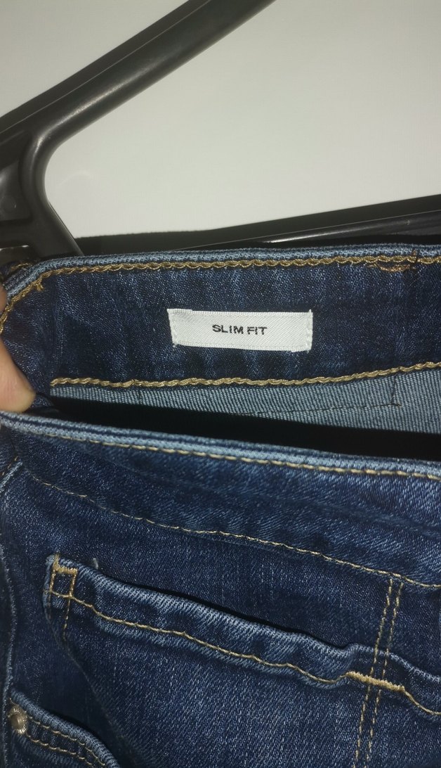 Erkek Lacivert Regular Fit Denim Jean - Görsel 2