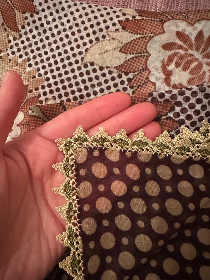 Tığ oyalı yazma - Görsel 2