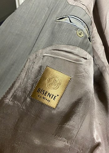 Gri Erkek Düz Kesim Düğmeli Takım - Görsel 2