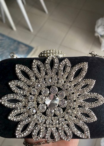 Siyah özel gün çantası - Görsel 6