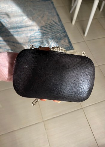 Siyah özel gün çantası - Görsel 4