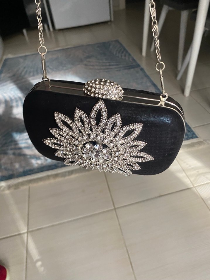 Siyah özel gün çantası - Görsel 3