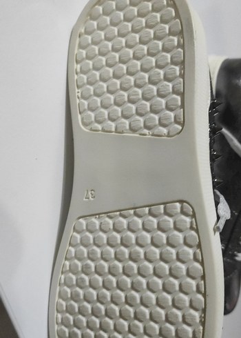 Gri Metalik Kadın Dolgu Topuklu Spor Ayakkabı - Görsel 6