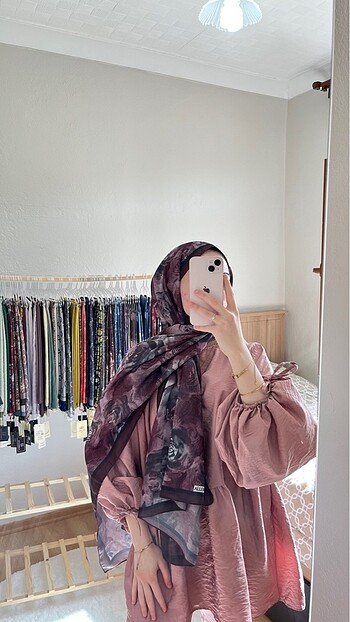 Diğer Pamuk Soft şal rose