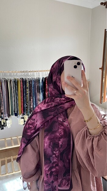 Rose desen şal