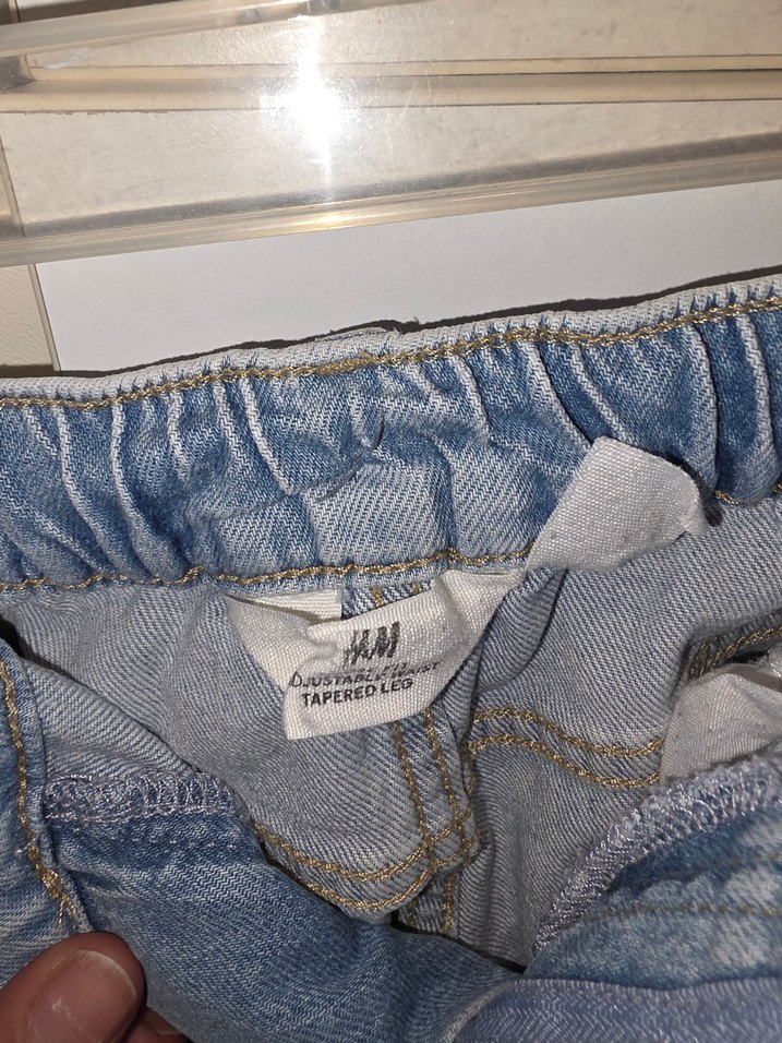 Mavi Pastel Renkli Gevşek Kesim erkek çocuk Kot Pantolon - Görsel 3