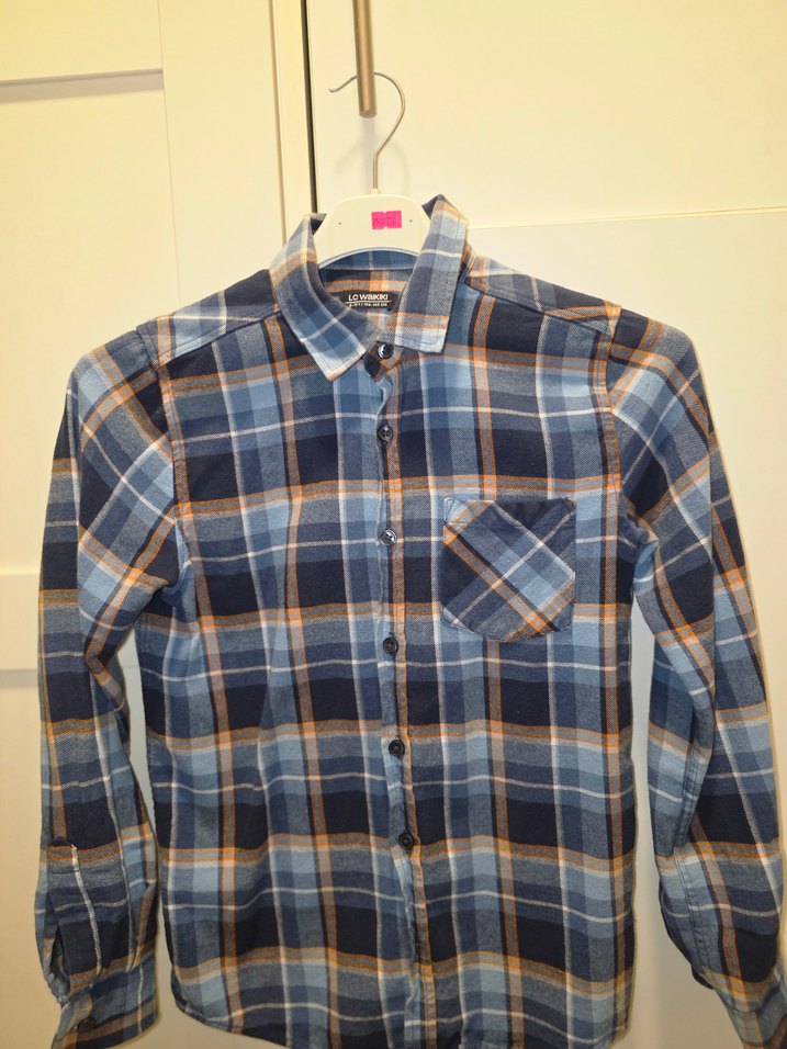 Erkek Çocuk Uzun Kollu Düğmeli Gömlek - Görsel 2