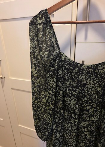 şifon kollu elbise bsl marka - Görsel 8