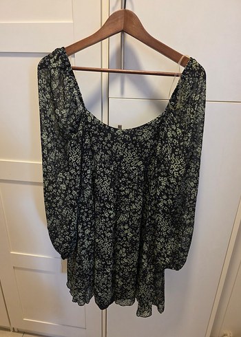 şifon kollu elbise bsl marka - Görsel 10