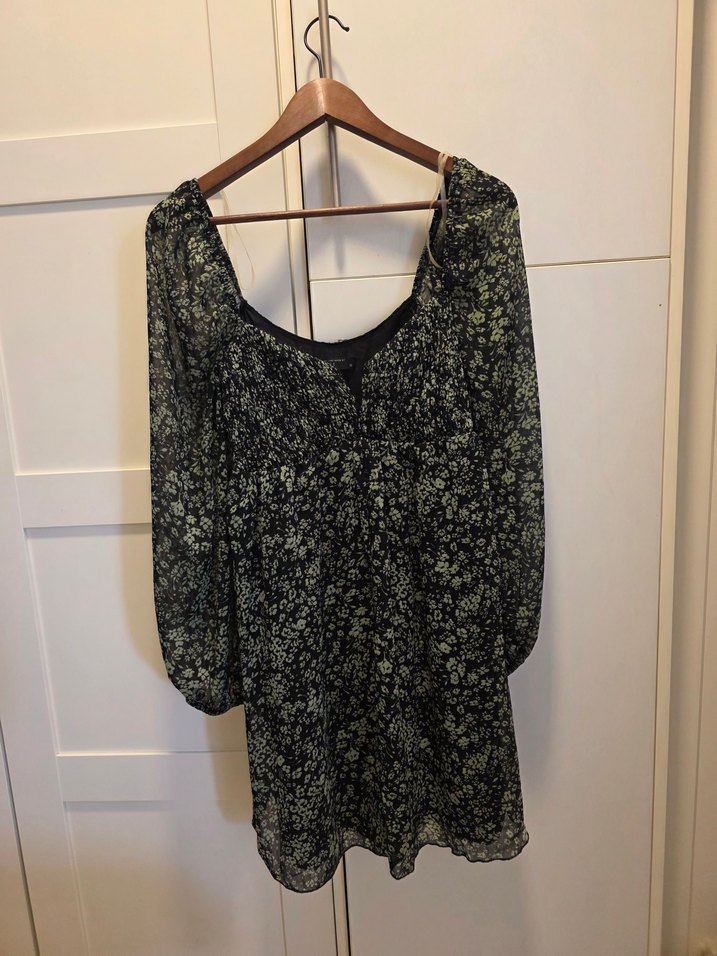 şifon kollu elbise bsl marka - Görsel 2