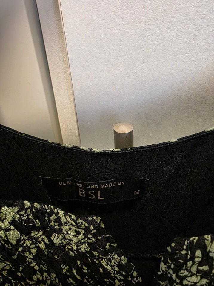 şifon kollu elbise bsl marka - Görsel 4