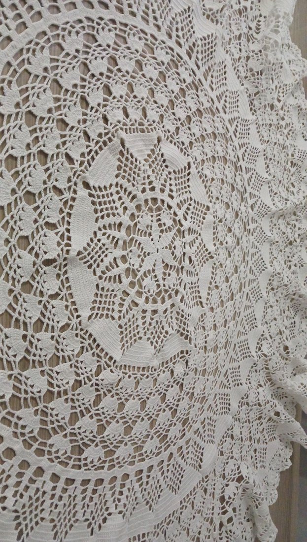 Bohem Dantel Yuvarlak Masa Örtüsü - Görsel 3