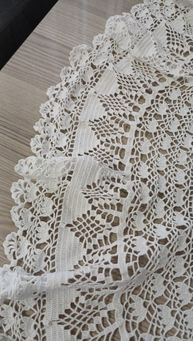 Bohem Dantel Yuvarlak Masa Örtüsü - Görsel 4