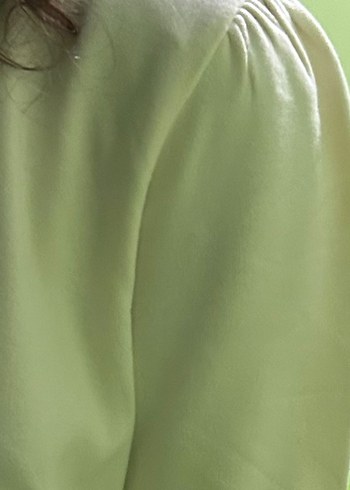 Krem rengi %85 pamuklu m beden tişört - Görsel 2