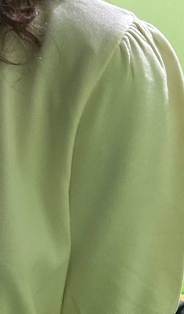 Krem rengi %85 pamuklu m beden tişört - Görsel 2