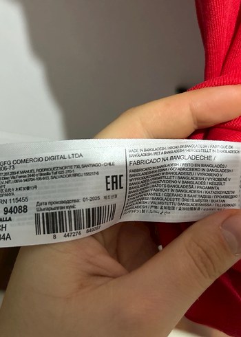 Mango %100 pamuklu kırmızı renk kısa kollu tişört - Görsel 5