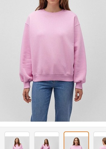 pembe oversize sweatshirt