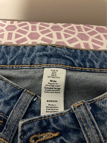 H&M H&M wide regular fit jean