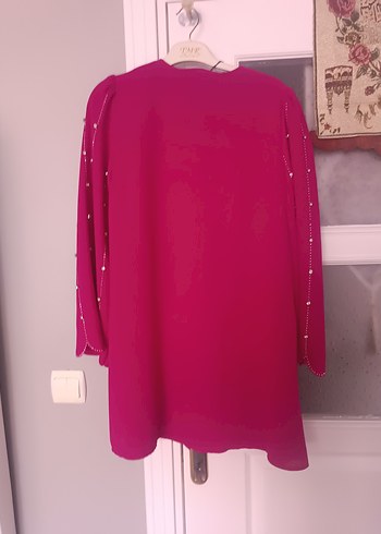 Diger Pembe Uzun Kollu Salaş Tunik