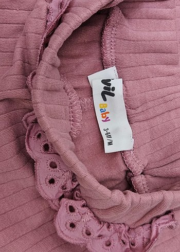 Civil Pembe Dantelli Bebek Kız Takımı