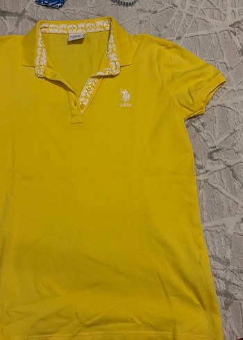 U.S Polo Assn. Canli Sari U S Polo Assn Polo Tisort