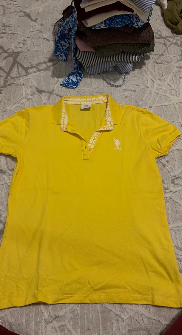Canlı Sarı U.S. Polo Assn. Polo Tişört — görsel 4/6