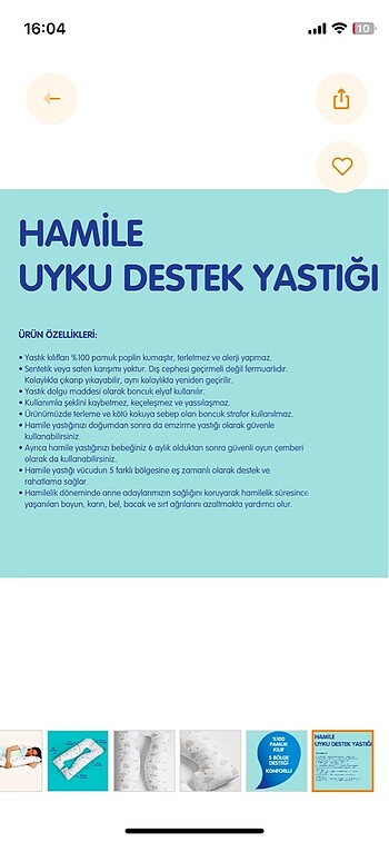 Baby mom hamile yastığı - Görsel 4