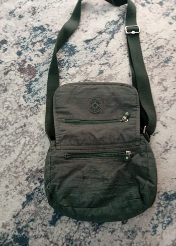 Fermuarlı Yeşil Kadın Çapraz Çanta - Görsel 3