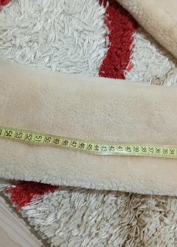 Bej Kadın Midi Boy Kürk Detaylı Ceket - Görsel 7