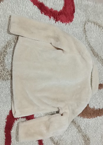 Bej Kadın Midi Boy Kürk Detaylı Ceket - Görsel 5